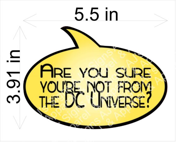 DC Universe Sticker