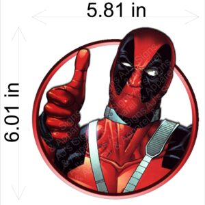Deadpool Thumbs Up Sticker