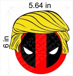 Trump Deadpool Sticker