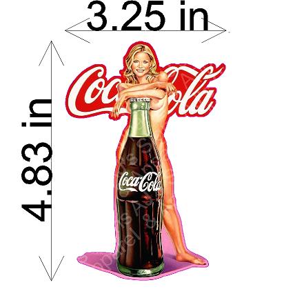 Coke Pin up Girl Sticker