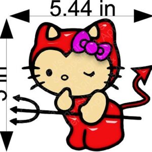 Devil Hello Kitty Sticker