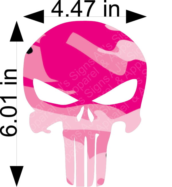 Pink Camo Punisher Skull