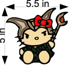 LOKI Hello Kitty Vinyl Sticker