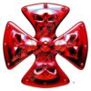 Maltese Cross Skull - Vinyl Sticker - Auto, Wall, Laptop, Cell, Truck Sticker, Windows, notebooks. Many Sizes to Choose From. - Image 4