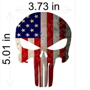 Punisher Vintage Flag Vinyl Sticker